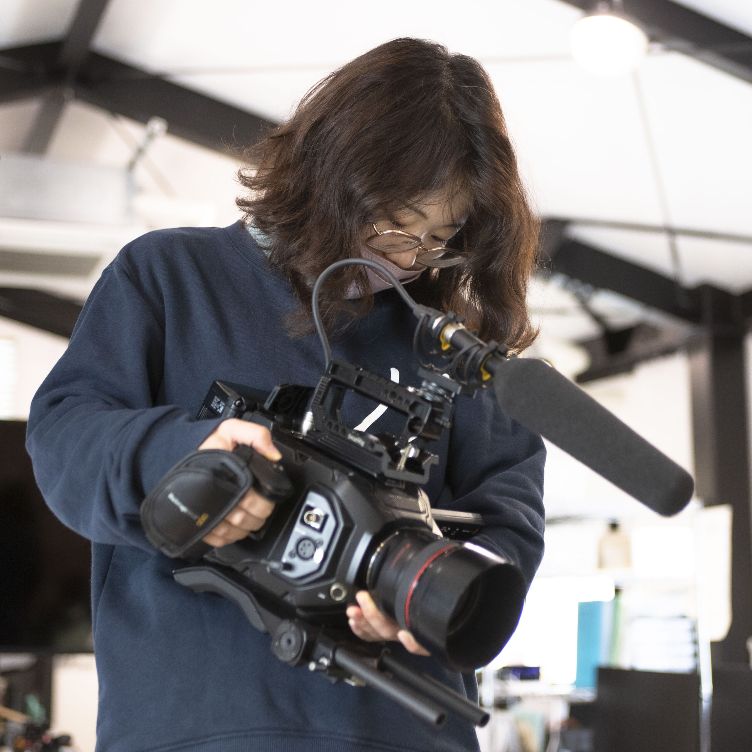 動画撮影・編集の様子