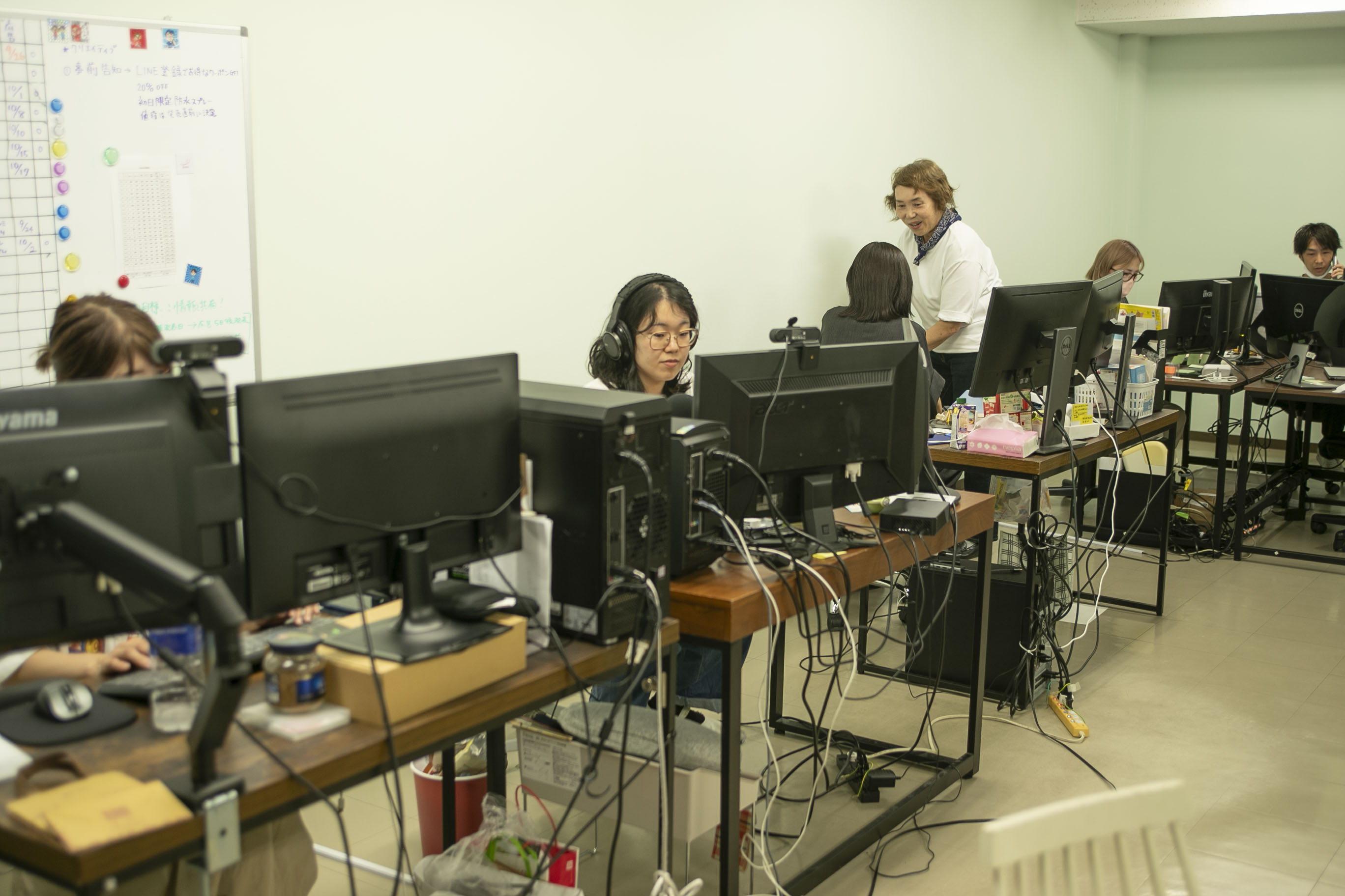 ワークスペースの様子