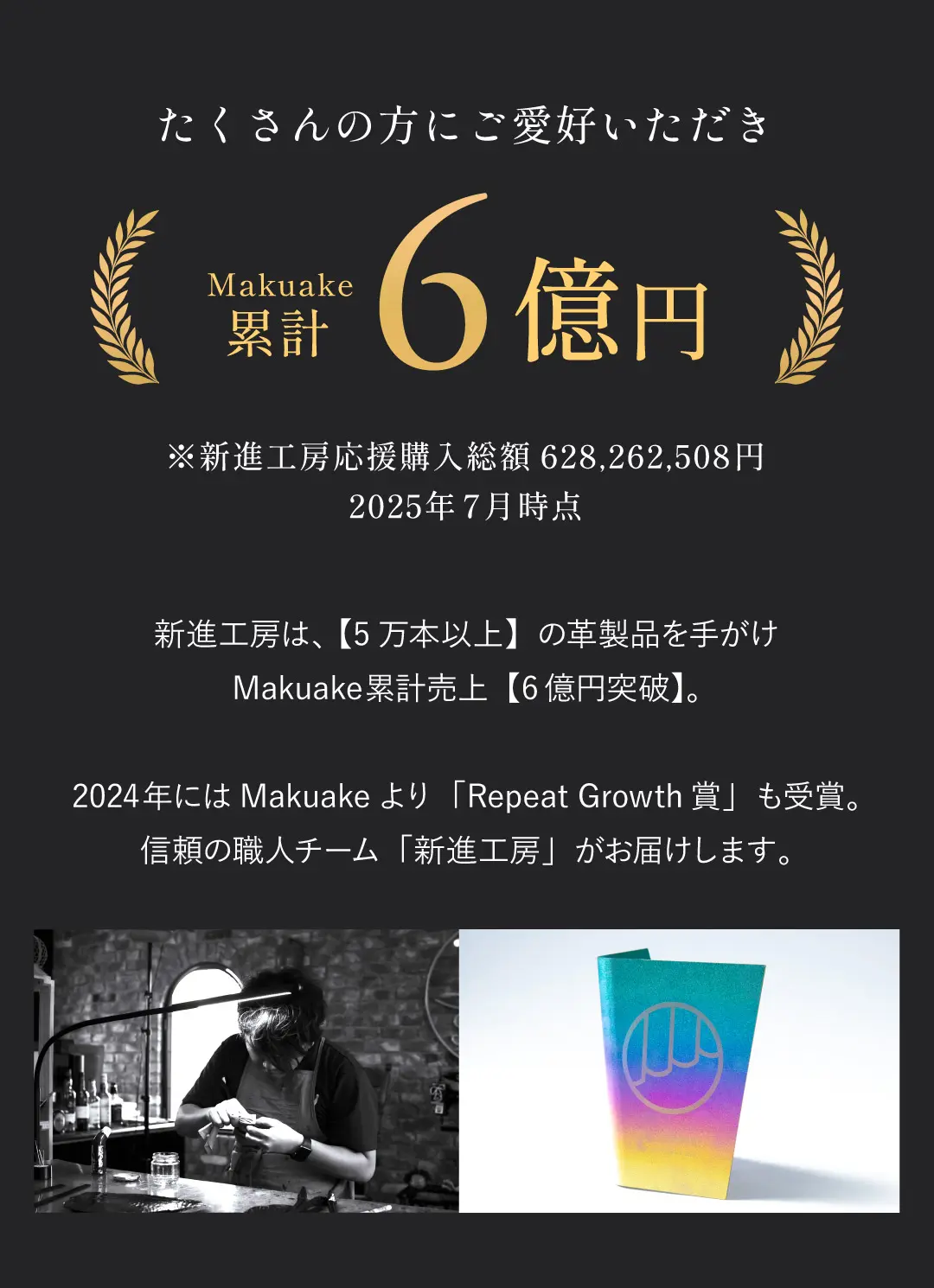 クラウドファンディングでの実績画像